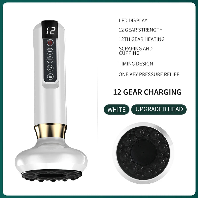 Electric GuaSha Massager with Heat & Suction