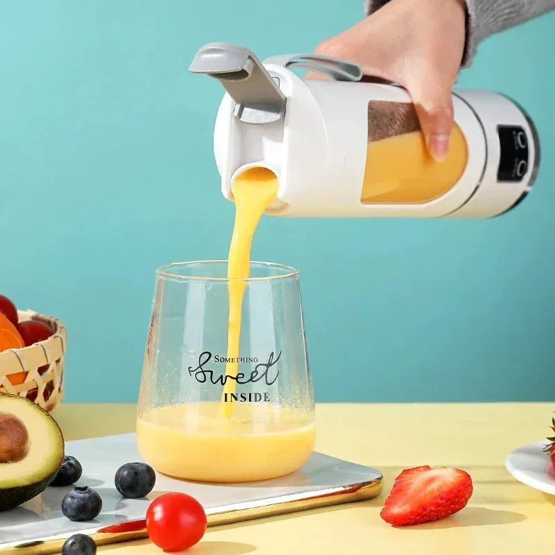 Portable Electric Juicer 450ml Rechargeable Blender