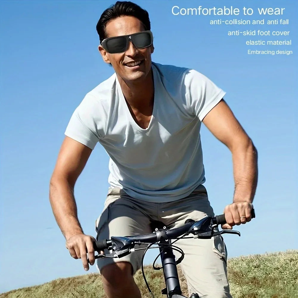 4K Ultra HD Smart Video Glasses – Wide-Angle Outdoor Cycling Recorder