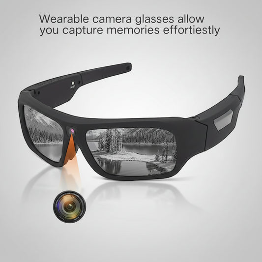 4K Ultra HD Smart Video Glasses – Wide-Angle Outdoor Cycling Recorder