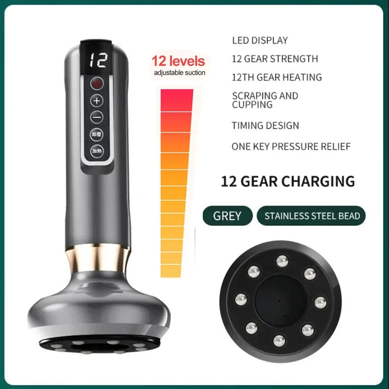 Electric Cupping Massager with Infrared Heat Therapy