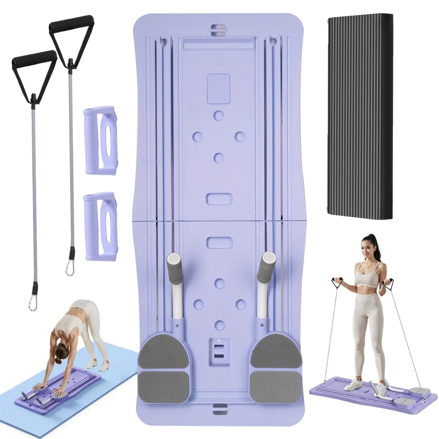 4-in-1 Pilates Board with Resistance Bands