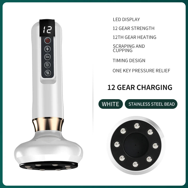 Electric GuaSha Massager with Heat & Suction