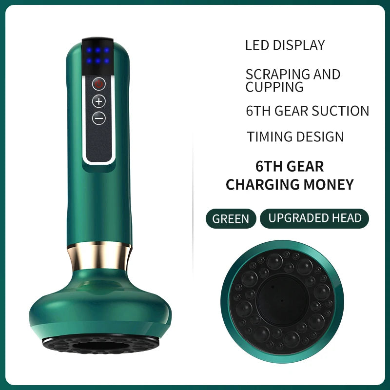 Electric GuaSha Massager with Heat & Suction