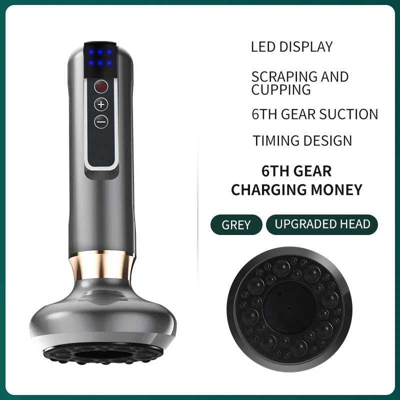 Electric GuaSha Massager with Heat & Suction