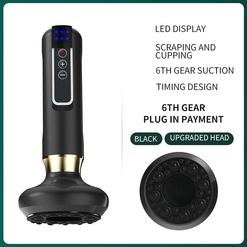 Electric GuaSha Massager with Heat & Suction
