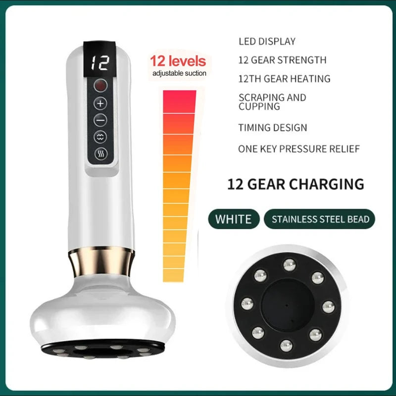 Electric Cupping Massager with Infrared Heat Therapy