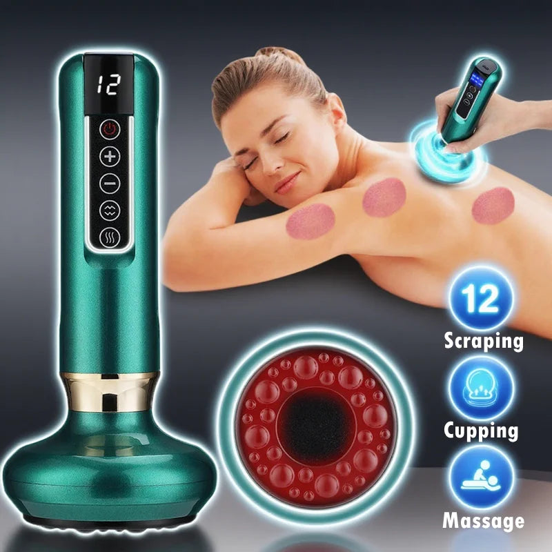 Electric Cupping Massager with Infrared Heat Therapy