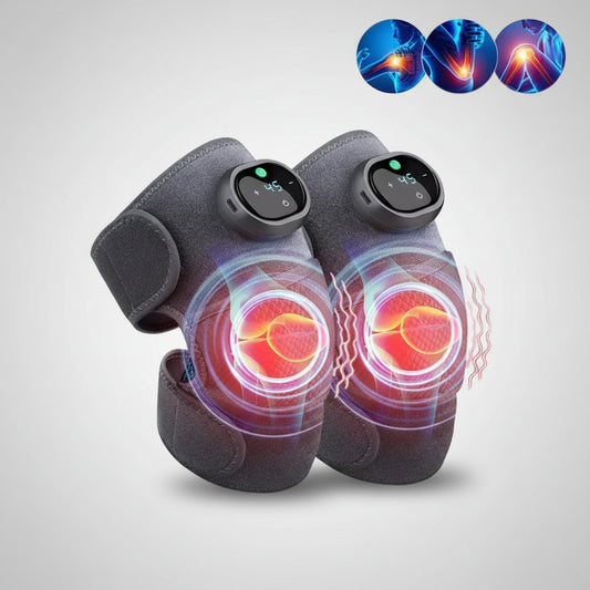 Knee Heating Vibration Massage Joint Physiotherapy Hot Compress Massager Elbow Shoulder Support Thermal Knee Pad Relieve Arthrit