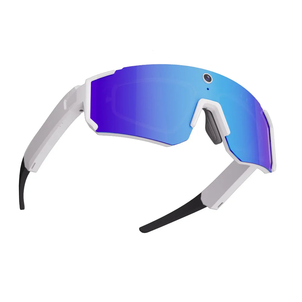Smart Cycling Sunglasses: 4K Video, UV400 Polarized & AI Voice Assistant