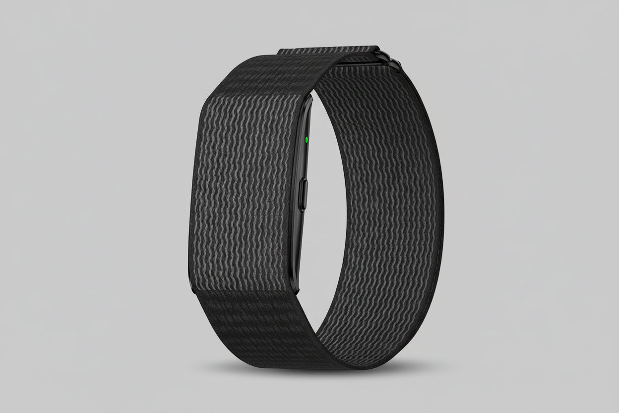 Stealth GPS Health Tracker – No-Screen Minimalist Smart Band with 24H Heart Rate & Blood Oxygen