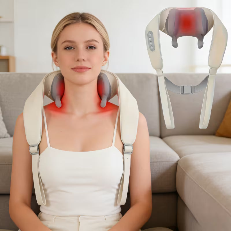 Wireless Neck & Shoulder Massager with Heat
